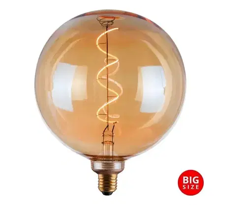 LED osvetlenie  LED Žiarovka DECO VINTAGE G200 E27/4W/230V 1800K 317773