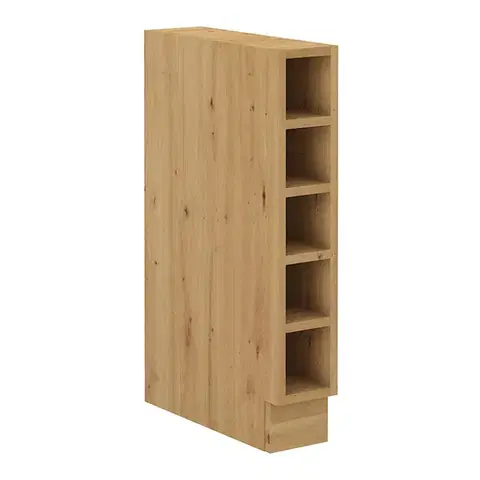 Kuchynské dolné skrinky KONDELA Lula 15D OTW BB dolná kuchynská skrinka dub artisan