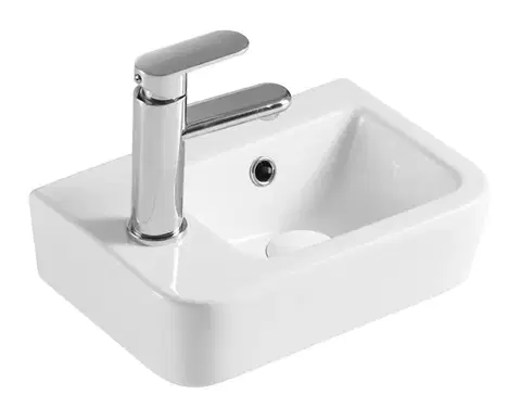 Doplnky do kúpeľne HOPA - Umývadielko PICCOLO 37,5 × 24,5 × 13,5 cm - umývadielko prevedenie - Ľavé OLKLT10100L