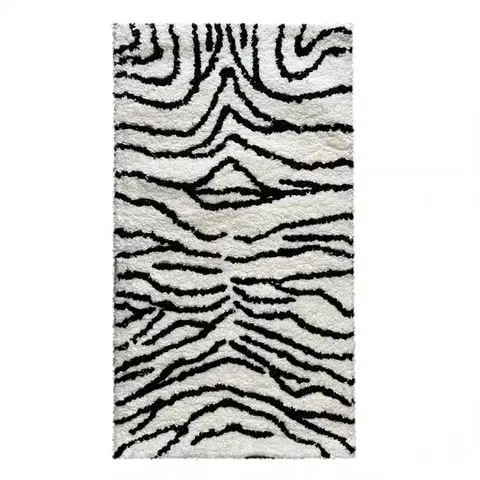 Moderné koberce Koberec Shaggy Sonic 1.6/2.3 Psr-13571 biely
