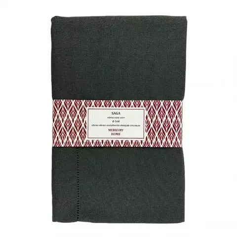 Bytový textil Obrus SAGA antracit 160 easy care