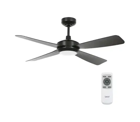 Ventilátory Lucci air 213303- LED Stmievateľný látor SLIPSTREAM 1xGX53/12W/230V čierna+DO 213303