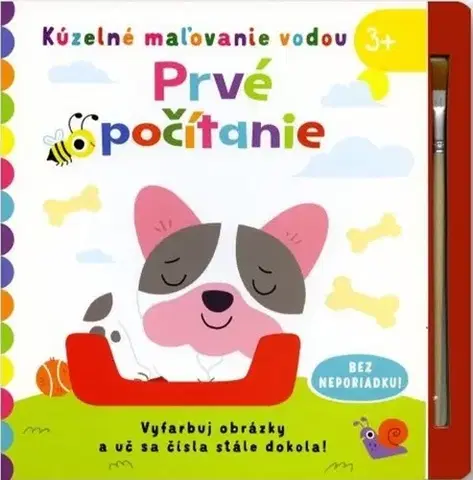 Leporelá, krabičky, puzzle knihy Kúzelné maľovanie vodou: Prvé počítanie - Elizabeth Golding
