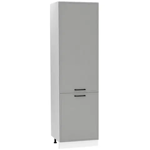 Kuchynské skrinky stojace Kuchynská skrinka Emily D60SŁ 2133 PL 2FR Dast Grey