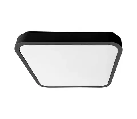 Svietidlá Brilagi - LED Kúpeľňové stropné svietidlo ZENNA LED/24W/230V 34,5x34,5 cm IP44 čierna BRW3094-24W/CR