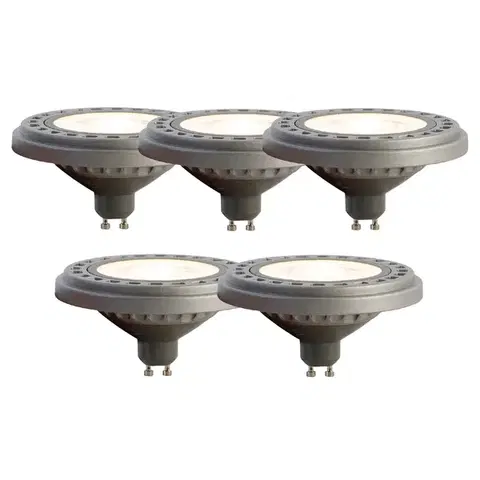LED osvetlenie Sada 5 LED žiaroviek GU10 AR111 8W 750 lm 3000K