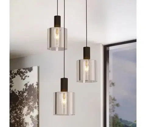 Svietidlá Eglo 98754 - Luster na lanku GOROSIBA 3xE27/40W/230V 98754