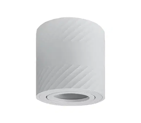 Svietidlá Prezent  - Bodové svietidlo LOTAR 1xGU10/50W/230V priemer 8 cm biele 