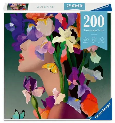 200 dielikov Kvetinová hlava Iris 200 dielikov