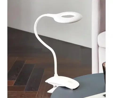 Lampy Eglo 97077 - LED stmievateľná lampa s klipom CABADO LED/3W/5V biela 97077