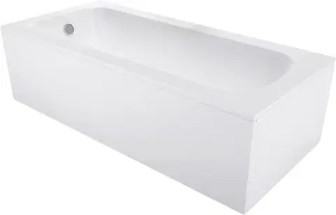 Vane MEXEN/S - Vega obdĺžniková vaňa 160 x 70 cm s panelom, biela 55011607000X