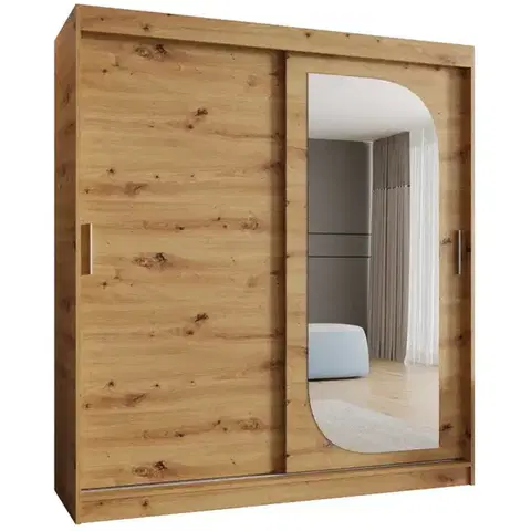 Šatníkové skrine Skriňa Lucy 180 artisan