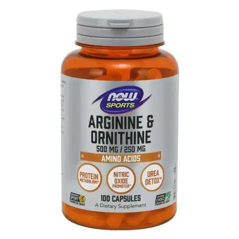 Arginín NOW Foods Arginine & Ornithine