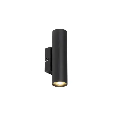 Nástenné osvetlenie Moderná inteligentná nástenná lampa čierna vrátane 2 Wifi GU10 - Jeana