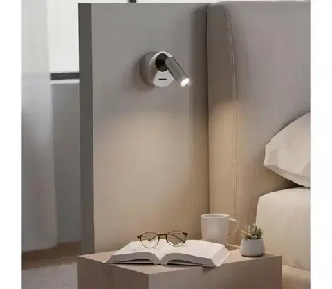 Svietidlá Ideal Lux - LED Nástenné bodové svietidlo BEAN LED/3W/230V CRI 90 lesklý chróm 260631