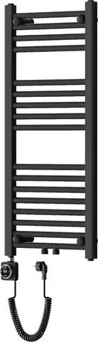 Radiátory do kúpeľne MEXEN/S - Mars radiátor + vykurovacia tyč 900 x 400 mm, 300 W, čierna W110-0900-400-6300-70