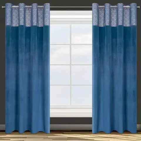 Závesy do spálne Záves AGNES 140X250 na priechodkách 388484