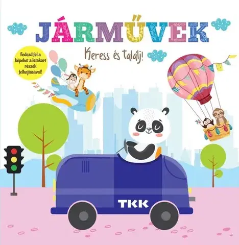 Leporelá, krabičky, puzzle knihy Járművek - Keress és találj!