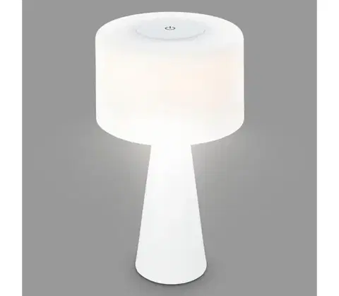 Lampy Briloner 7420016 - LED Stm. nabíjacia dotyková stolná lampa LED/4W/5V 3000K biela 7420016