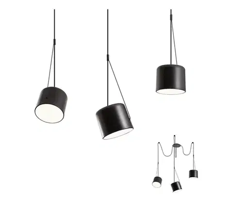 Svietidlá Redo 01-1826 - Luster na lanku DODO 3xE27/15W/230V pavúk 01-1826