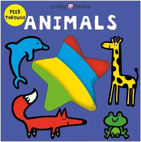 Leporelá, krabičky, puzzle knihy Peek Through Animals - Priddy Books,Roger Priddy