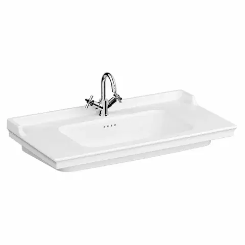 Umývadlá Umývadlo VitrA Ricordi 80x53 cm otvor pre batériu uprostred 7802-003-0001 7802-003-0001