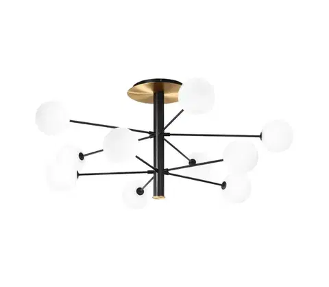 Svietidlá Ideal Lux - LED Luster na tyči COSMOPOLITAN 10xG9/3W/230V pr. 124 cm čierna 273693