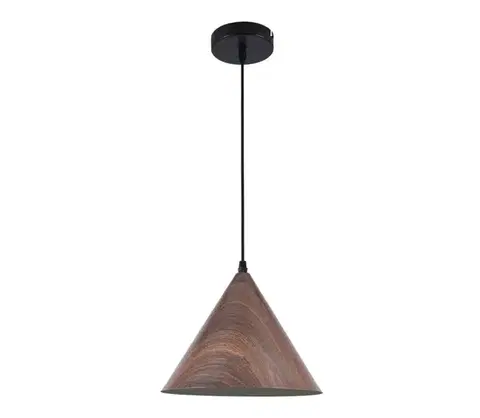 Svietidlá  Luster na lanku BOSCO 1xE27/15W/230V hnedá MLP0871