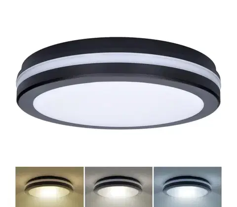 LED osvetlenie  WO820- LED Stm. svietidlo LED/18W/22W/26W/230V 3000/4000/6500K IP65 čierna WO820