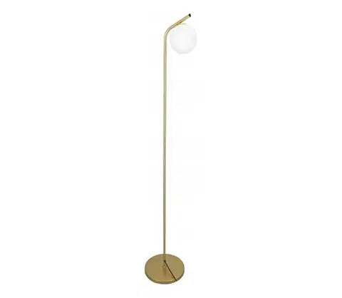 Lampy SmartLED Stojacia lampa 1xG9/40W/230V zlatá/biela 7899