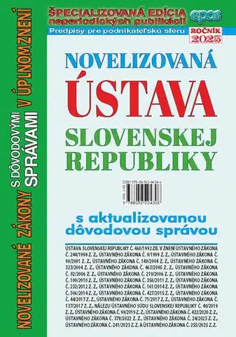 Ústavné právo Novelizovaná Ústava Slovenskej republiky 16/2025