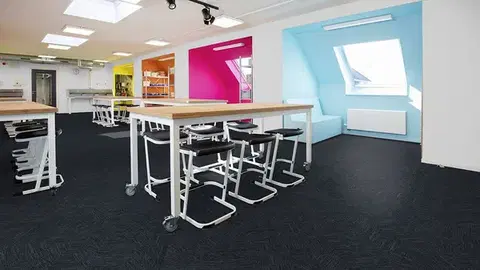 Frameweave FORBO Flotex Planks Frameweave Graphene 142013