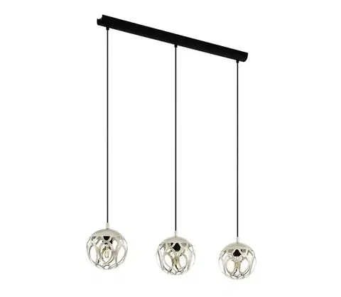 Svietidlá Eglo 99072 - Luster na lanku MIRTAZZA 3xE27/60W/230V 99072