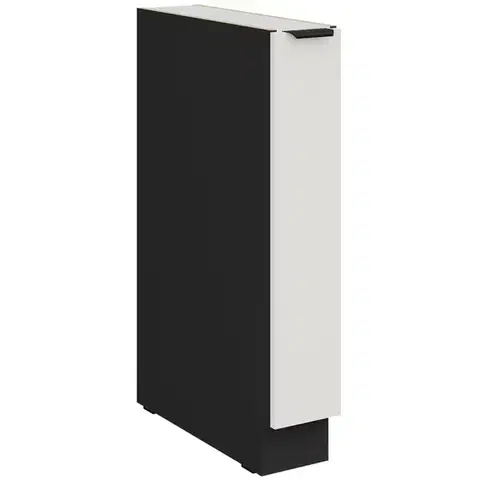 Kuchynské skrinky stojace Kuchynská skrinka Aria-Wh/Bl Anti Fingerprint 15d Cargo Bb