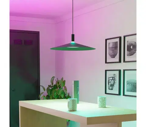 Svietidlá Eglo 902183 - LED RGBW stmievateľné závesné svietidlo na lanku CONOMAVILLA-Z LED/15,5W/230V čierne 902183