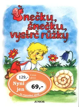 Básničky a hádanky pre deti Šnečku, šnečku, vystrč růžky