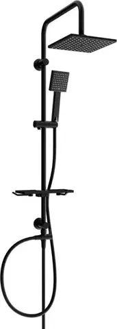 Sprchy a sprchové panely MEXEN/S - T45 čierna sprchový stĺp 798454593-70