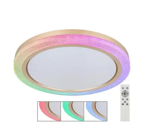 Svietidlá Globo 41372-24 - LED RGBW Stmievateľné stropné svietidlo BOLLY LED/20W/230V + DO 41372-24