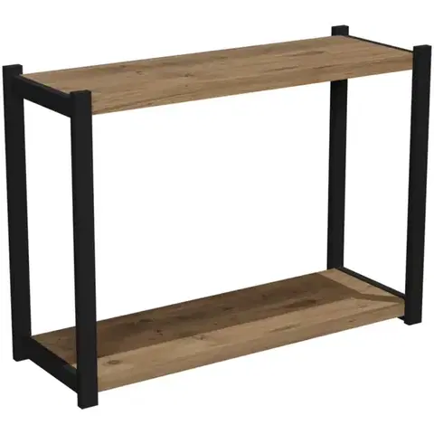 Moderné kancelárske stoly Konzolový stolík  Fd-Ctks-001 prírodná/čierna