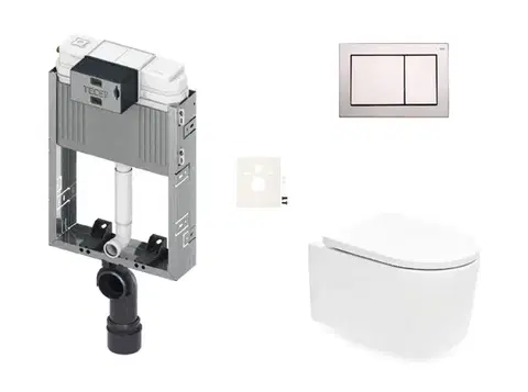 Záchody Závesný WC set na zamurovanie SAT SIKOTZREX72CR SIKOTZREX72CR