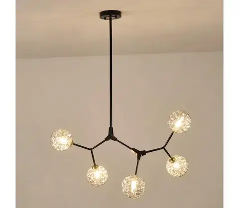 Svietidlá Eurolamp Luster na tyči 5xG9/15W/230V šedá 144-23016