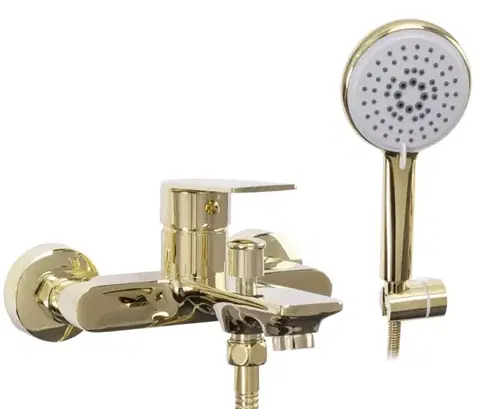Kúpeľňové batérie REA - Vaňová batéria 150mm Mayson zlatá REA-B5662