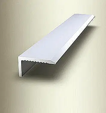 Schodové lišty a profily Schodový profil 15 x 8,5 mm (nevŕtaný) | Küberit 238 U Inox E07
