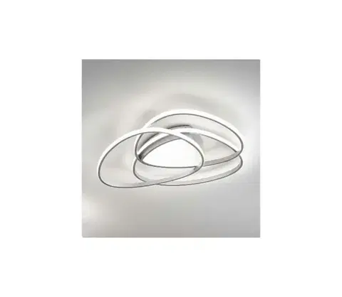 Svietidlá Ondaluce - LED stmievateľné stropné svietidlo ROSE LED/60W/230V 50x54 cm strieborné PL.ROSE/PCSIL3000K