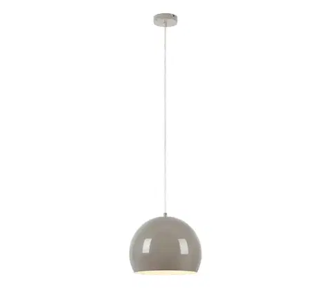 Svietidlá Markslöjd 108986 - Závesné svietidlo POP 1xE27/40W/230V, priemer 28 cm, šedé 108986
