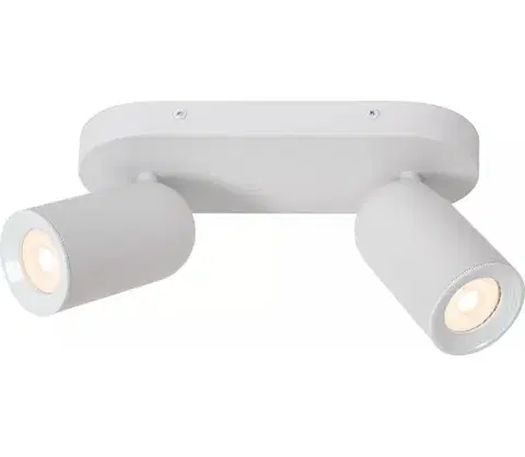 Svietidlá Lucide 13958/02/31 - Bodové svietidlo PUNCH 2xGU10/35W/230V biela 13958/02/31