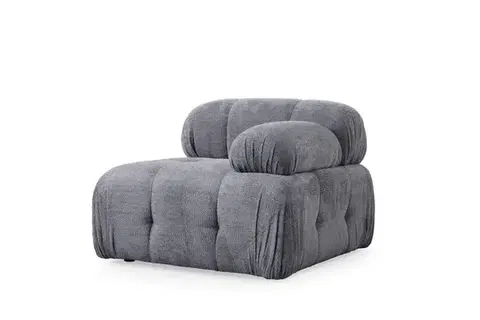 Kreslá Kreslo / Jednomiestna pohovka Petite 1R - Grey