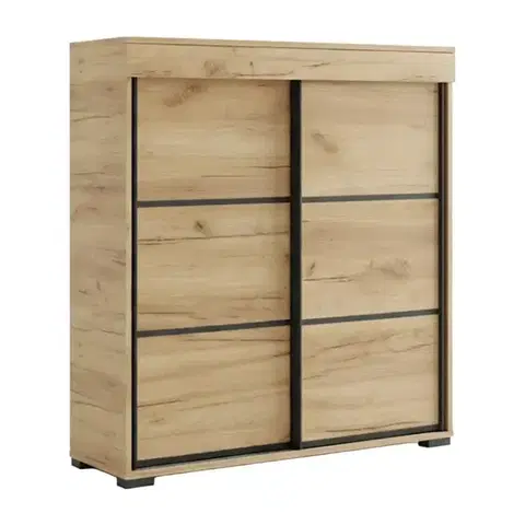 Komody do spálne Komoda Tanger 80 Dub Craft Zlatý