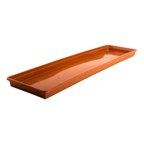 Kvetináče a truhlíky Kinekus Plastová miska pod truhlik 60, dĺžka 54cm, terakota, T16