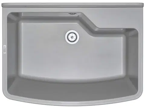 Kuchynské drezy DEANTE DEANTE - Garden šedá - Technický drez, 1 - bowl - nástenný ZYT_310B